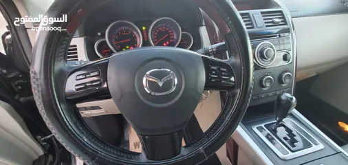  11 مازدا CX9 موديل 2008 مميزة توب نضافة صيانة شركة لون اسود استخدام شخص واحد