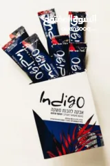  3 مشروب Indigo طبيعي غني بالمكونات النباتية  Indigo مشروب نباتي لتعزيز النشاط  مشروب صحي بنكهة طبيعية