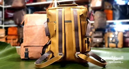  10 Handmade leather backpacks حقائب الظهر الجلدية المصنوعة يدويا