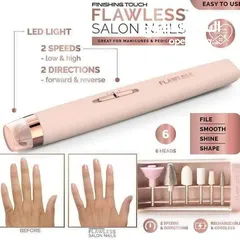  4 جهاز البدكير والمناكير في قطعة واحدة لأظافر لامعة ومرتبة من دون صالون قلم العناية بالأظافر 5 في 1