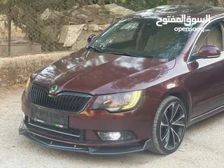  10 للبيع كاش بسعر حرق او البدل سكودا سوبير فل الفل فتحه سقف كراسي كهرباء برادي لدات اماميه وخلفي