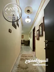  7 شقة مفروشة للبيع الرابية مساحة 145م طابق ثالث تشطيبات و فرش سوبر ديلكس تصلح للاستثمار بسعر مميز جداً