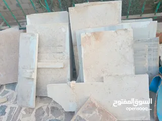  15 رخام مطبخ مع الخزائن   و مجلى عدد 2   و مغسلة بحاله جيده جدا    للبيع بسعر مغري