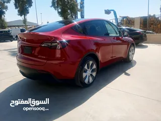  5 تيسلا model Y long ranig 2022 بحالة الوكاله