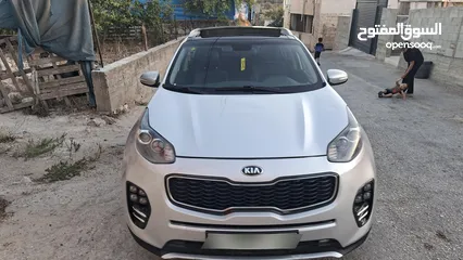  14 كيا سبورتج جتي لاين 2016ماتور2000ديزل فلل اضافات مع فتحة سقف بنوراما  بسعر حررررق كاش دهان شركة