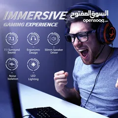  17 سماعات فانكيو للألعاب والكمبيوتر VANKYO Gaming Headset CM7000 with Authentic 7.1 Surround