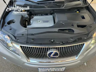  20 لكزس RX 400h  2010 فل كامل بصمه دخول ذكي تحكم كارسي كهرباء بضاعه مكرتن ارباجت سليم السعر 11500 دولار