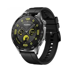  2 huawei watch gt 4 black  ساعه هواوي جديده بكرتونتها