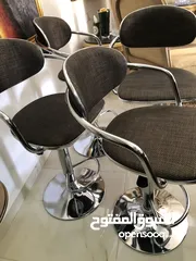  4 كراسي مطبخ المنيوم جديده