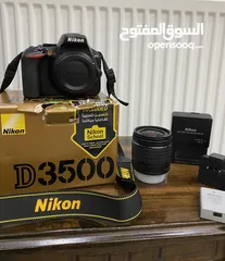  16 Nikon D3500  شبه الوكاله للبيع