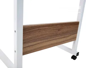  12 طاولة سرير طاولات الاكل او دراسة مكتب متنقل مع 4 عجلات الكمبيوتر البسيط متعدد الوظائف: طاولة الاكل 