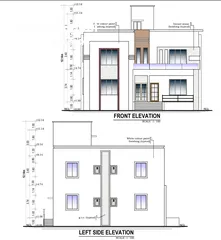  4 للبيع منزل طابقين بتصميم مودرن في السرحات