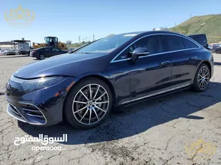  5 mercedes Benz EQS بدون حادث FULLY LOADED  2022