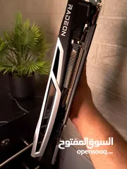  7 كرت rt 6800 xt nitro+ 16 gb   اعلى نسخه من الكرت ك سرعه core  كرت rt 6800 xt nitro+ 16 gb