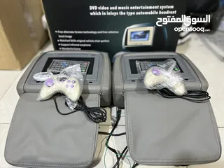  1 شاشات ركاية رأس DVD