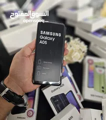  1 مستعمل ايام Samsung A05 رام 8 جيجا 64 و 128 أغراضة والكرتونه الأصلية متوفر توصيل