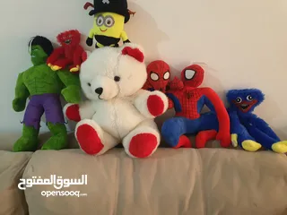  1 دمى أطفال عدد 7 بحالة الجديد بسعر مغررررري يا بلااااااااش