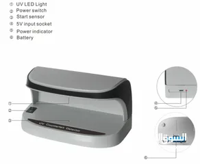  1 كاشف العملة المزورة   MODEL NO. AL-09  UV DETECTOR