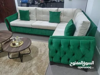  2 طقم كورنر استعمال شهر  تفصيل  خشب سويد  للبيع