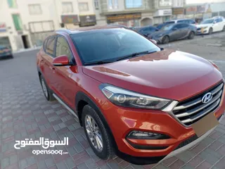  1 هيونداي توسان  موديل 2017قوه المحرك 1.6تيربو للبيع