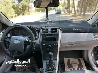  8 تويوتا كورولا موديل 2008 وارد المركزية