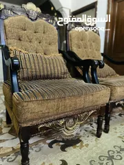  1 طقم كنب خشب زان
