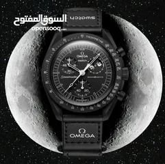 1 Rare MoonSwatch Swatch X Omega Dark Snoopy Moonphase