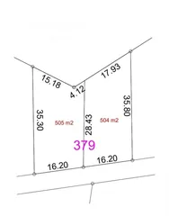  1 ارض سكنية 504 م للبيع بيرين ام البيار من المالك مباشرة.
