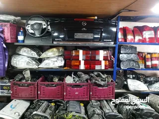  5 محلات سائر قرقش لبيع قطع الغيار الاوبل و يوجد قسم ميكانيك جديد ومستعمل قطع بدي وقطع ميكانيك