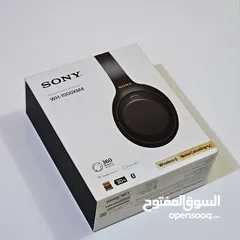  19 سماعات سوني SONY WH-1000XM4 مستعملة قليل نضافة 99%