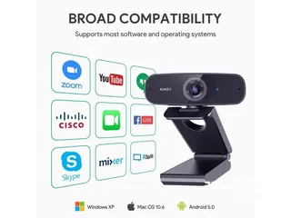  2 كاميرا ويب كام webcam 1080p جديده