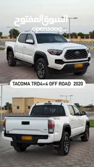  25 تاكوما 2020 PRO فول ابشن TRT-OF ROAD دفع رباعي جاهز