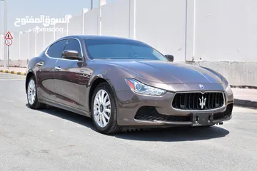  1 2014 Maserati Ghibli Full option gcc specs