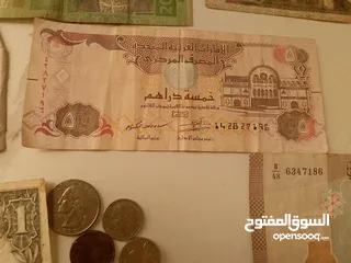  5 مجموعه من العملات العربيه والاجنبيه+ السعر الخاص