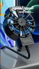  1 قطعة مروحة تبريد محمولة من YAOWITHSU متوافقة مع آيفون والهواتف الذكية التي تعمل بنظام أندرويد