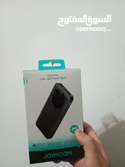  1 بور بانك kakusiga او (الازرق joyroom) سعته 10000ملي اقرا الوصف