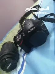 2 كاميرا نيكون3200 D للبيع