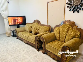  1 طقم كنب مستعمل جديد