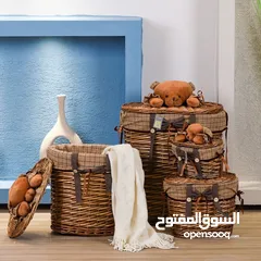  15 تشكيلة سلال القش ولقماش اشي بجنن ومتكتك