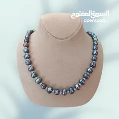  1 عقد لولو طبيعي -زراعي، لون مميز