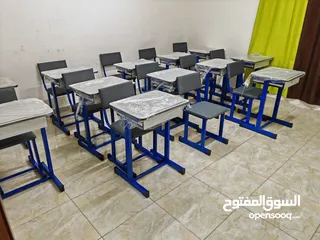  17 تفصيل كراسي محاضرات مع ركاية ودروج مدرسية. طاولات تركية