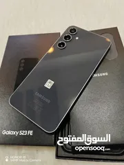  1 مستعمل ايام Samsung S23 FE 5G رام 16 جيجا 128 و 256 شرق اوسط أغراضة والكرتونه الأصلية متوفر توصيل
