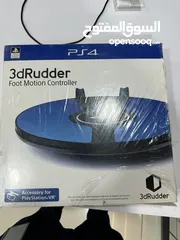  1 للبيع 3drudder foot motion control لبلايستيشن VR  جديد بالكرتون