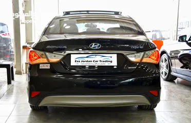  5 هيونداي سوناتا هايبرد فل ليمتيد أعلى صنف وارد وصيانة الوكالة Hyundai Sonata Hybrid Limited 2015