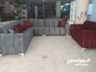  21 كورنرات 9مقاعد حرف L معاه كمان مجوزه بسعر الجملة من مفروشات ماسة لاتردد بل اتصال والحجز