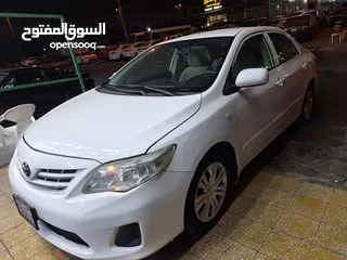  3 تويوتا كورولا 2013 صبغ وكالة 1600cc شرط الفحص داخليه وكالة