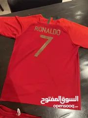  5 2018/19 Kids Nike Cristiano Ronaldo Portugal Home Jersey