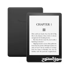  1 أمازون كيندل بيبر وايت قارئ الكتروني الجيل الحادي عشر 16 جيجا  Amazon Kindle PaperWhite E-Reader 11