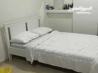  2 Used bed Excellent condition (IKEA) سرير مستعمل