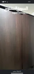 1 خزانه تفصيل سحاب لون بني غامق للبيع حال الوكاله